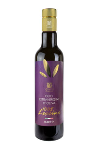 Olio Extravergine d'Oliva 100% Leccino - Cartone da 6 Bottiglie da 0,50Lt