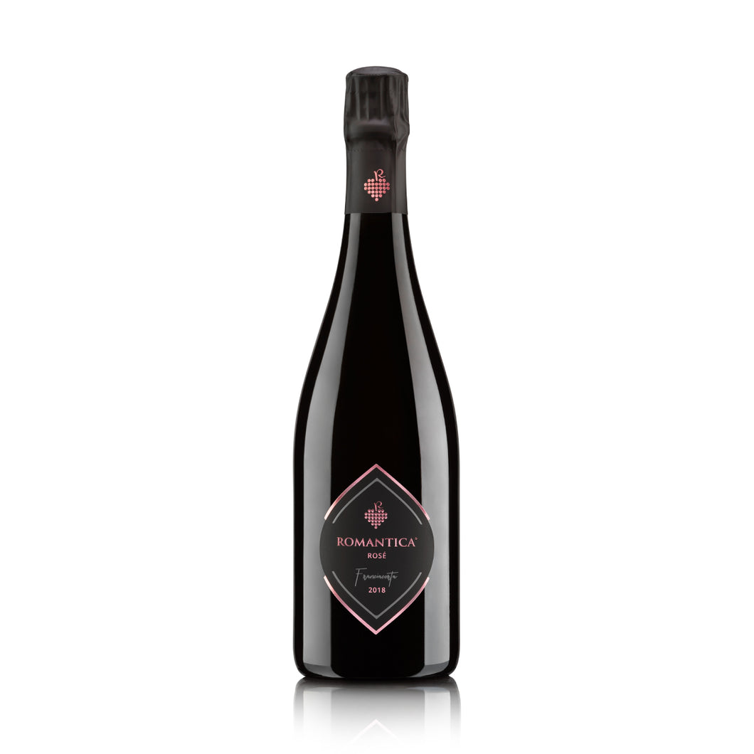 Romantica Franciacorta Rosé Millesimato 2019 D.o.c.g. -Cartone da 6 bottiglie0,75Lt