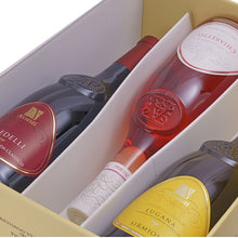 Load image into Gallery viewer, Cofanetto Regalo da 3 bottiglie con i tre vini del Garda
